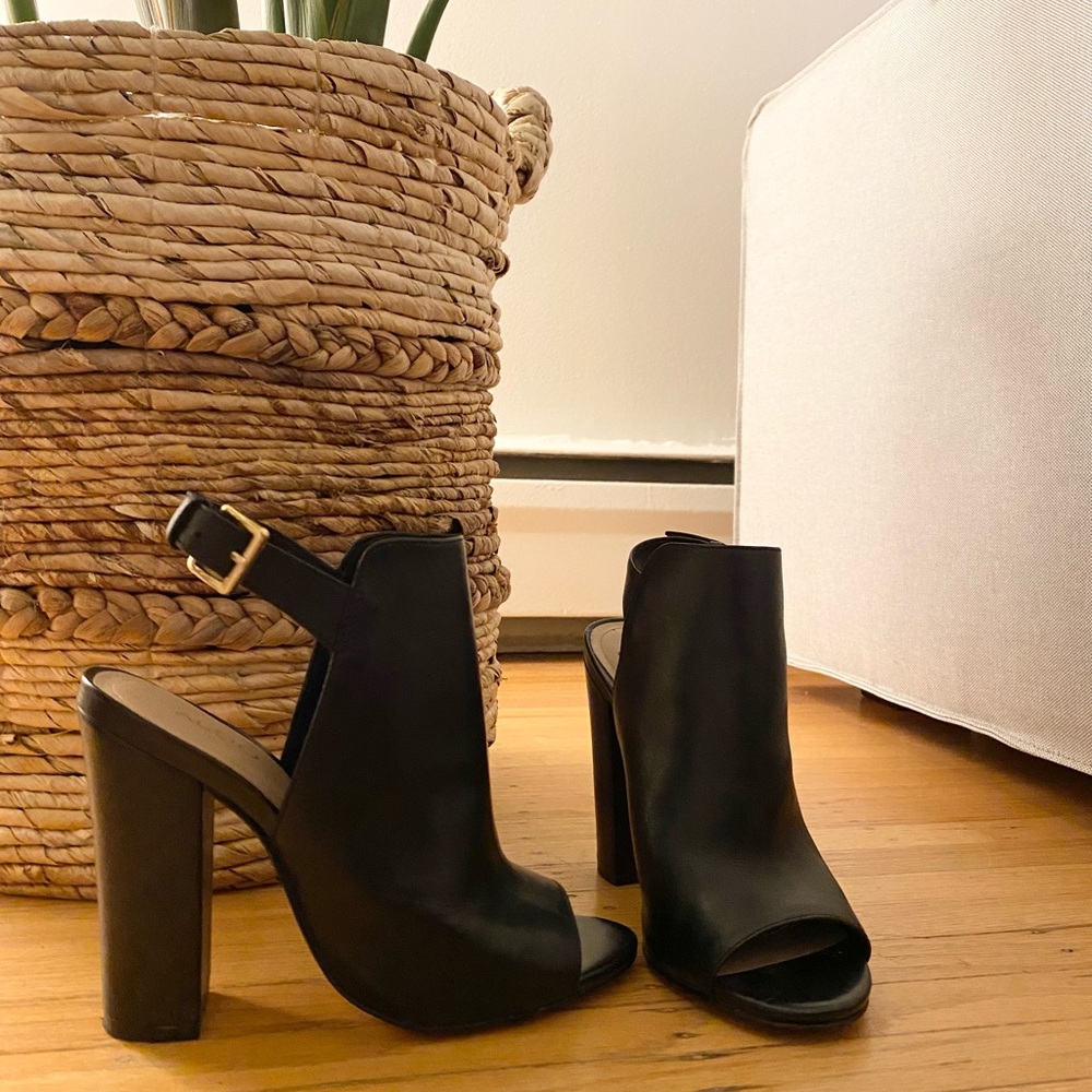 Aldo Open Toe Booties